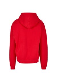 BUILD YOUR BRAND - Bawełniana Bluza Z Kapturem Dla Dorosłych Unisex Ultra Heavyweight Boxy Hoodie. Typ kołnierza: kaptur. Kolor: różowy. Materiał: bawełna