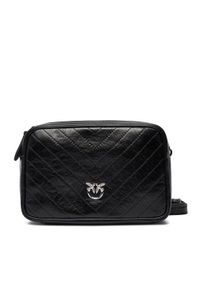 Pinko - PINKO Torebka Carrie Camera Bag Classic Al 25-26 PLTT 104336 A2JC Czarny. Kolor: czarny. Materiał: skórzane