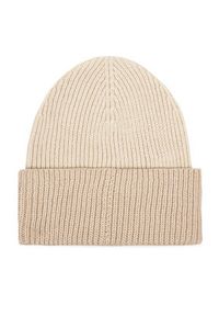 Calvin Klein Czapka LV04D8029G Écru. Kolor: kremowy. Materiał: wełna #4