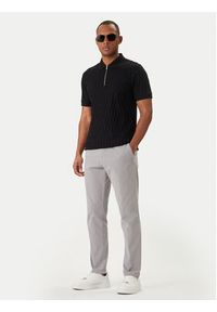 Karl Lagerfeld - KARL LAGERFELD Polo 745008 562203 Czarny Regular Fit. Typ kołnierza: polo. Kolor: czarny. Materiał: bawełna #5