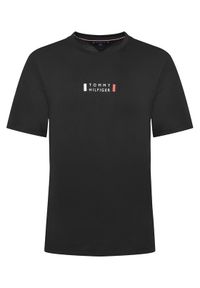 TOMMY HILFIGER - Tommy Hilfiger T-Shirt Brand Love MW0MW41453 Czarny Regular Fit. Kolor: czarny. Materiał: bawełna #1
