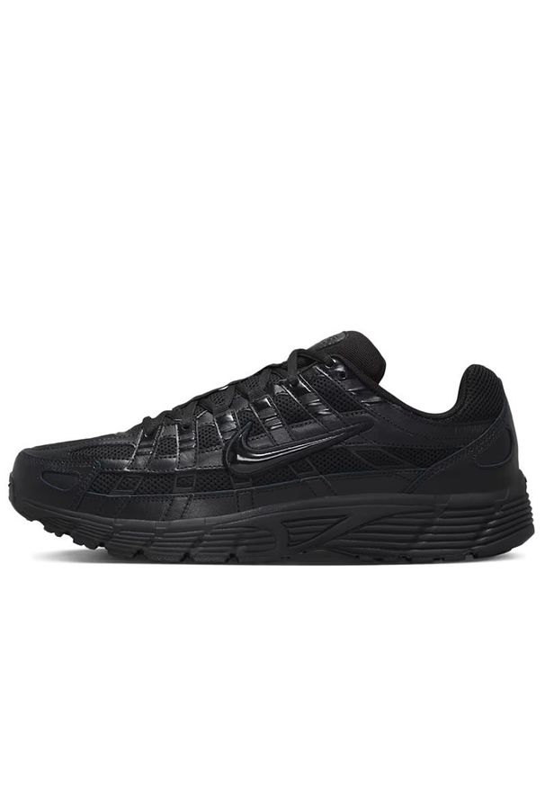 Buty męskie Nike P-6000 CD6404-002 - czarne. Kolor: czarny. Materiał: materiał, syntetyk, guma, skóra. Szerokość cholewki: normalna