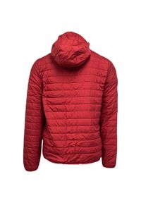 Kurtka męskie Diadora Chromia. Kolor: czerwony. Materiał: materiał, puch, poliester. Sport: turystyka piesza #2