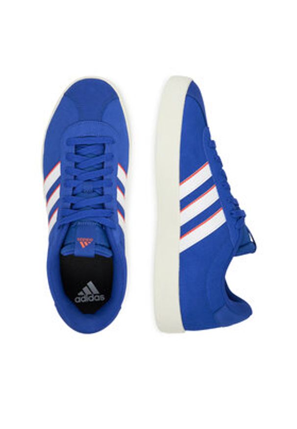 Adidas - adidas Sneakersy Vl Court 3.0 ID6283 Niebieski. Kolor: niebieski. Materiał: skóra, zamsz