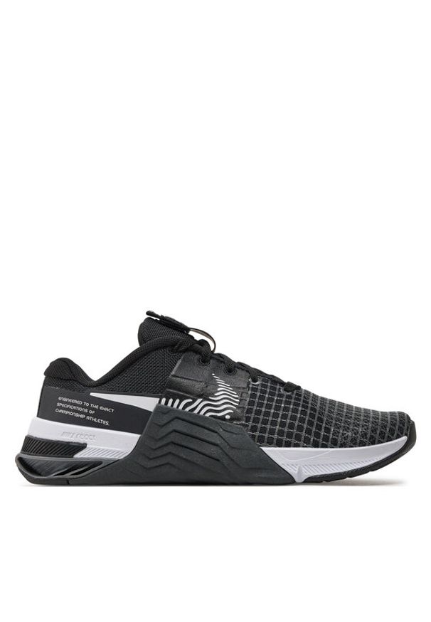 Nike Buty Metcon 8 DO9327 001 Czarny. Kolor: czarny. Materiał: materiał, mesh