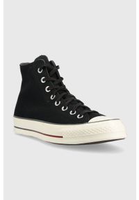 Converse trampki Chuck 70 HI męskie kolor czarny A02758C. Zapięcie: sznurówki. Kolor: czarny. Materiał: guma #4