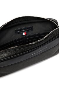TOMMY HILFIGER - Tommy Hilfiger Kosmetyczka Th Flag Monogram Pouch AM0AM14146 Czarny. Kolor: czarny. Materiał: skóra #5