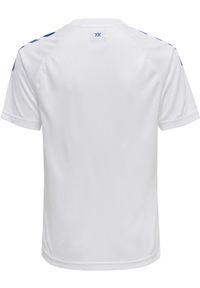 Koszulka sportowa z krótkim rękawem dziecięca Hummel Core XK Kids Poly T-Shirt. Kolor: biały, niebieski, wielokolorowy. Długość rękawa: krótki rękaw. Długość: krótkie