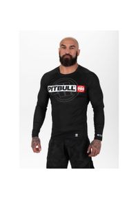 PITBULL - Longsleeve męski Pitbull Rashguard Born in 1989. Kolor: czarny. Długość rękawa: długi rękaw