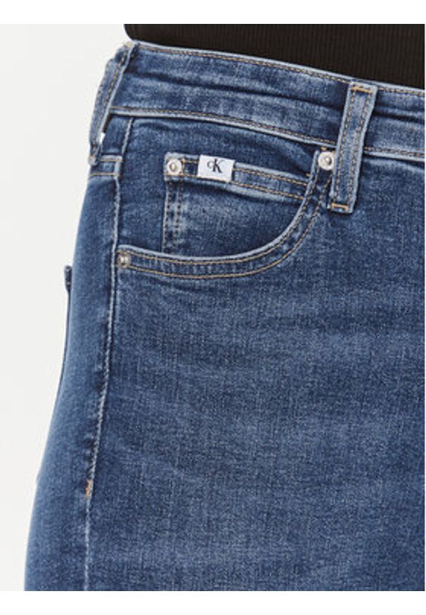 Calvin Klein Jeans Jeansy J20J222140 Granatowy Skinny Fit. Kolor: niebieski