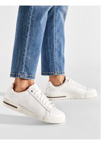 Birkenstock Sneakersy Bend Low II 1017724 Biały. Kolor: biały. Materiał: skóra