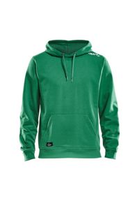 Bluza sportowa męska Craft Community. Typ kołnierza: kaptur. Kolor: zielony. Sport: fitness