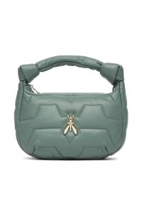 Patrizia Pepe Torebka 8B0223/L006 Zielony. Kolor: zielony. Materiał: skórzane