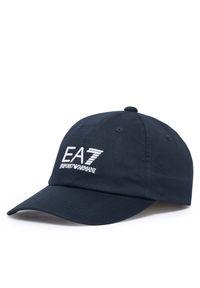 Czapka z daszkiem EA7 Emporio Armani. Kolor: niebieski #1