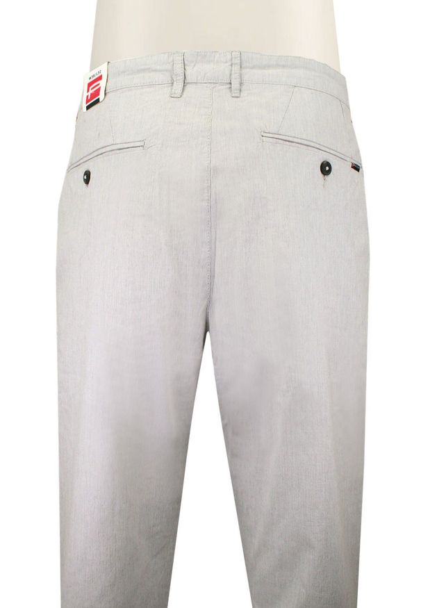 Lekkie, Bawełniane Spodnie - Wiosna, Lato - Pako Jeans - Jasny Popiel. Materiał: elastan, bawełna. Sezon: wiosna, lato