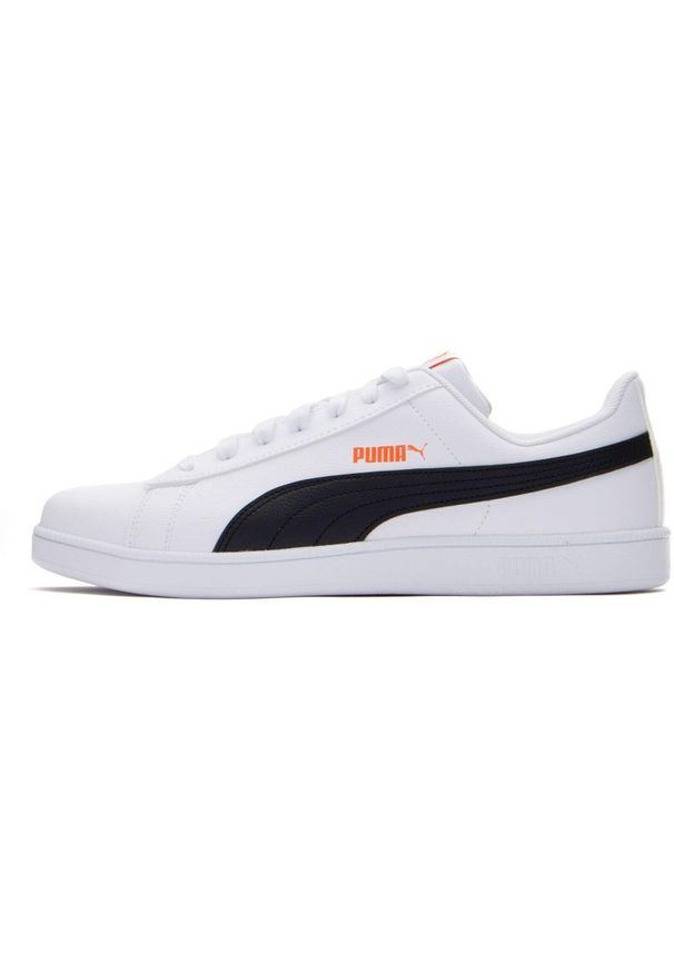 Buty Puma Smash Up, Dla obu płci. Zapięcie: sznurówki. Kolor: czarny, pomarańczowy, biały, wielokolorowy. Materiał: skóra ekologiczna, syntetyk, materiał. Szerokość cholewki: normalna. Sport: bieganie, turystyka piesza
