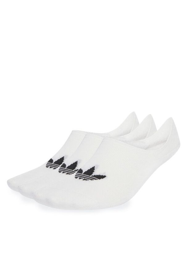 Adidas - adidas Zestaw 3 par stopek unisex JV7441 Biały. Kolor: biały. Materiał: materiał, bawełna