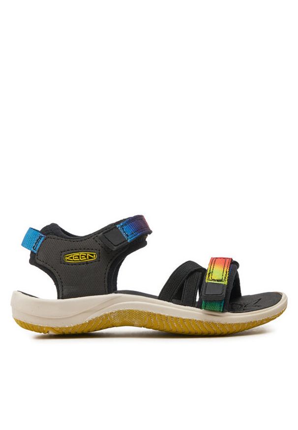 keen - Keen Sandały Verano 1024825 Czarny. Kolor: czarny. Materiał: materiał