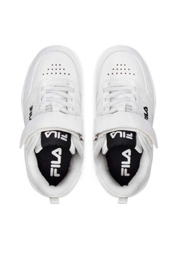 Fila Sneakersy Fila Rega Velcro Kids FFK0196 Biały. Kolor: biały. Materiał: skóra