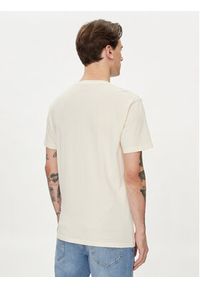 Lee T-Shirt Wobbly 112349079 Écru Regular Fit. Materiał: bawełna