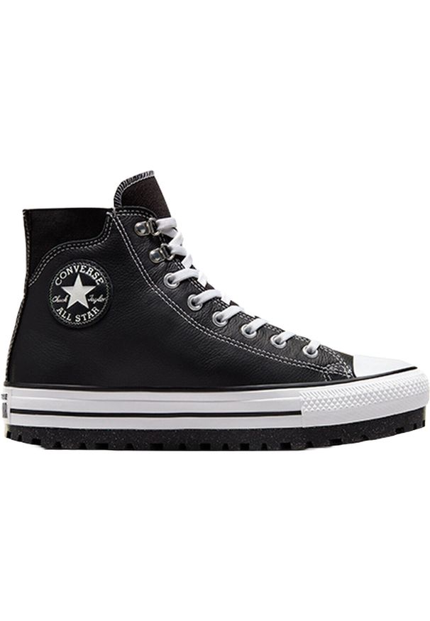 Buty Converse Chuck Taylor All Star City Trek Waterproof, Dla obu płci. Kolor: czarny. Materiał: materiał, skóra. Model: Converse All Star
