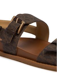 MICHAEL Michael Kors Sandały Nia Flat 40S6NIFS2B Brązowy. Kolor: brązowy. Materiał: skóra #3