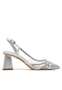 Sandały Menbur. Kolor: srebrny #1