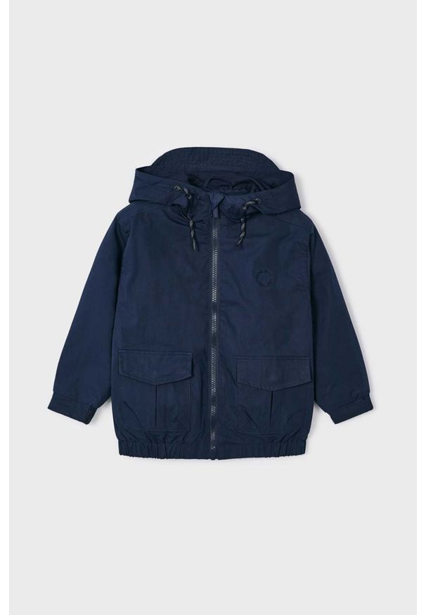 Mayoral wiatrówka dziecięca kolor granatowy. Okazja: na co dzień. Kolor: niebieski. Styl: casual
