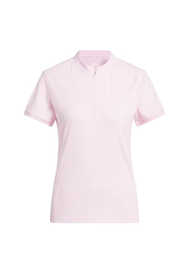Adidas - Koszulka polo z krótkim rękawem Go-to Jacquard. Okazja: na co dzień. Typ kołnierza: polo. Kolor: różowy. Długość rękawa: krótki rękaw. Długość: krótkie. Styl: casual