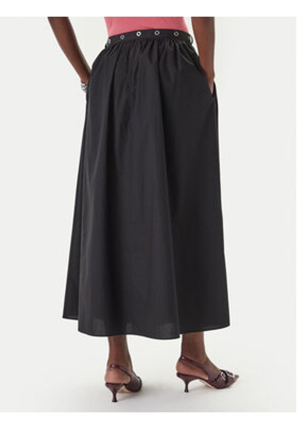 BOSS Spódnica maxi C_Vidol 50559088 Czarny Regular Fit. Kolor: czarny. Materiał: bawełna