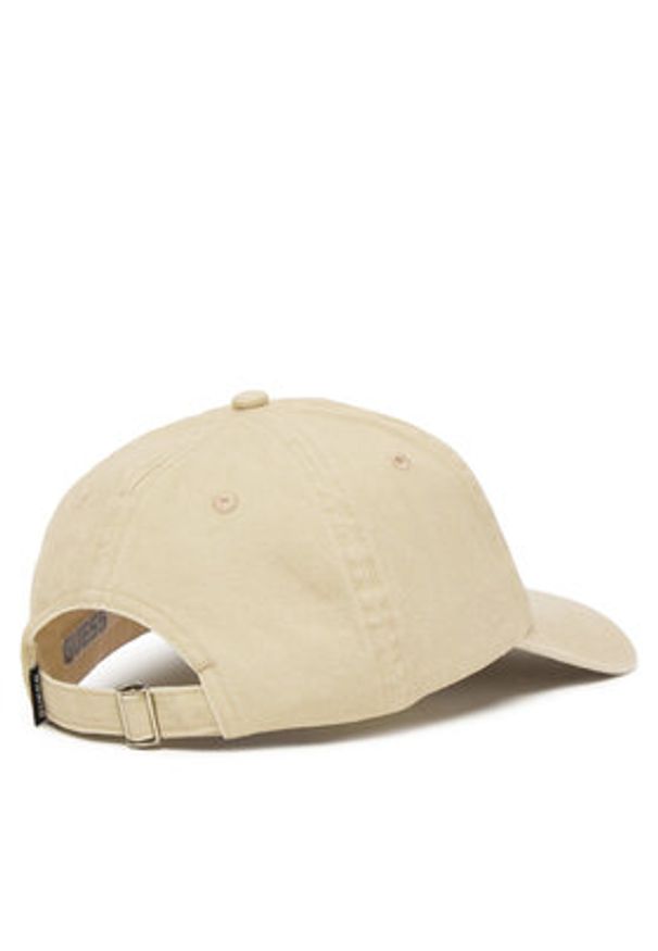 Guess Czapka z daszkiem Z5GZ03 WO07T Beżowy. Kolor: beżowy. Materiał: bawełna