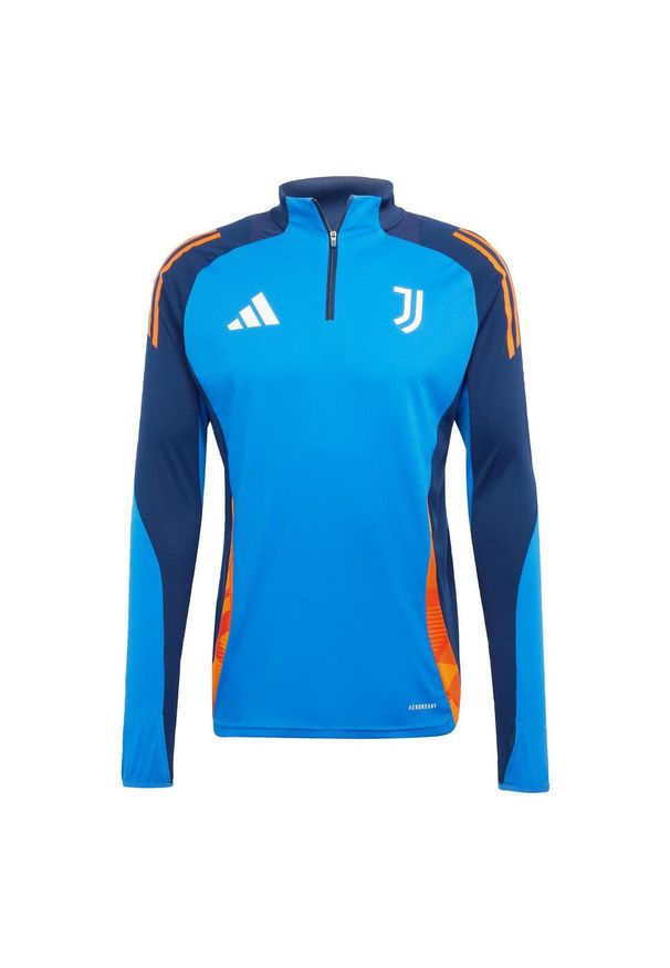 Adidas - Bluza Juventus Tiro 24 Competition Training. Kolor: niebieski. Materiał: dresówka, materiał. Sport: piłka nożna