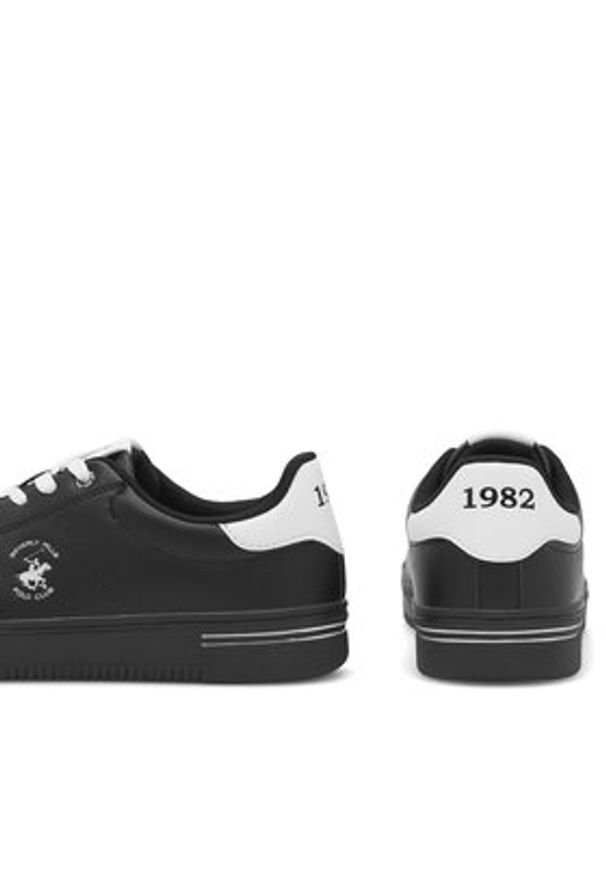 Beverly Hills Polo Club Sneakersy V5-6100 Czarny. Kolor: czarny. Materiał: skóra