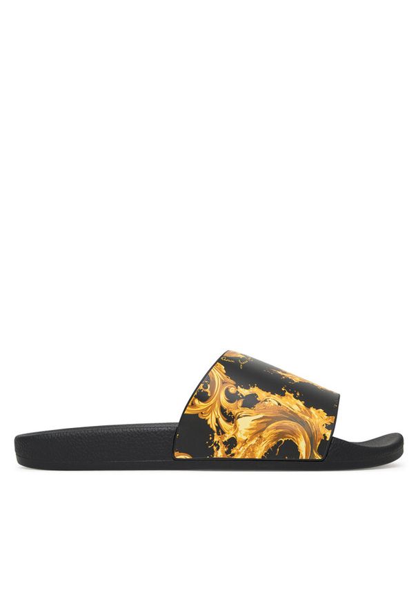 Klapki Versace Jeans Couture. Kolor: czarny