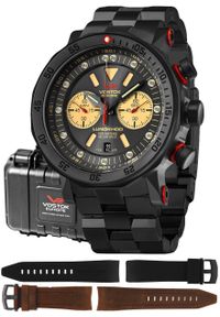 Zegarek męski Vostok Europe 6S21-620C629B czarny. Kolor: czarny #1