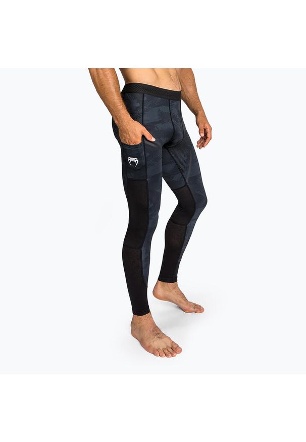 VENUM - Legginsy treningowe męskie Venum Electron 3.0 Spat. Kolor: czarny