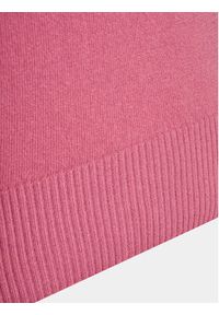 Sisley Sweter 1044M400T Różowy Regular Fit. Kolor: różowy. Materiał: wełna #6