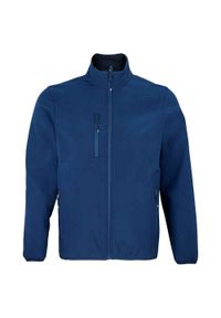 SOL'S - Męska Kurtka Soft Shell Falcon. Kolor: niebieski