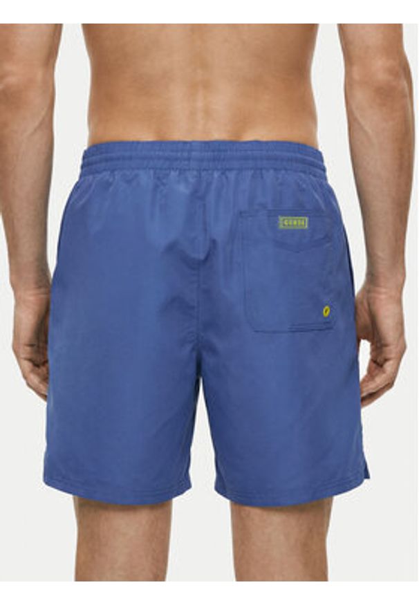 Guess Szorty kąpielowe F6GT24 WG282 MEDIUM Niebieski Regular Fit. Kolor: niebieski. Materiał: syntetyk