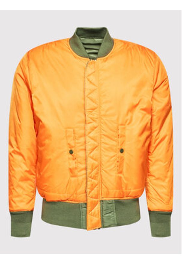 Alpha Industries Kurtka bomber Ma-1 100101 Zielony Regular Fit. Kolor: zielony. Materiał: syntetyk