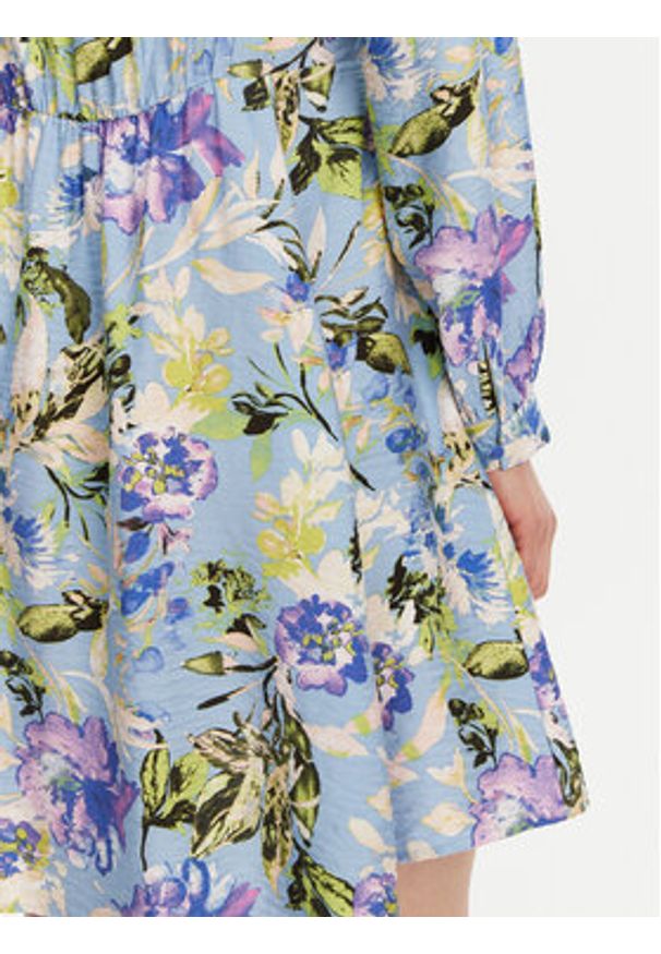 YAS Sukienka koszulowa Kaya 26037079 Kolorowy Regular Fit. Materiał: wiskoza. Wzór: kolorowy. Typ sukienki: koszulowe