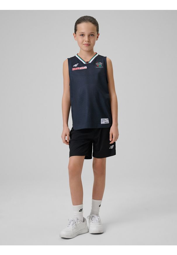 4f - 4F Koszulka meczowa replika wyjazdowa z sezonu 2025/26 dziecięca 4F x Zagłębie Sosnowiec - czarna 122/128 (6-8 lat). Kolor: czarny. Materiał: dzianina, materiał. Długość: długie. Sezon: lato