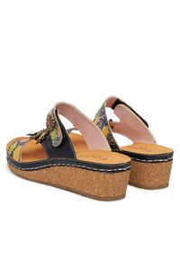 Laura Vita Klapki Facscineo 05 Czarny. Kolor: czarny. Materiał: skóra #4