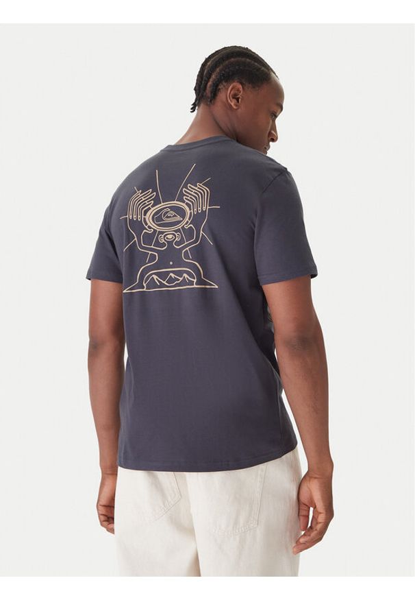 Quiksilver T-Shirt Evo Quik Rituals EQYZT08193 Szary Regular Fit. Kolor: szary. Materiał: bawełna