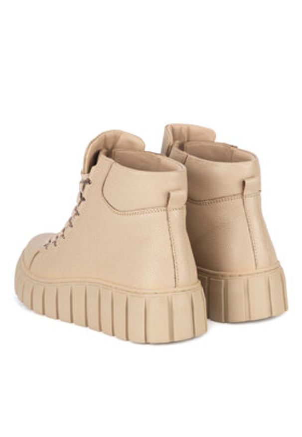 Sergio Bardi Trzewiki WI23-B1025-01SB Beżowy. Kolor: beżowy. Materiał: skóra