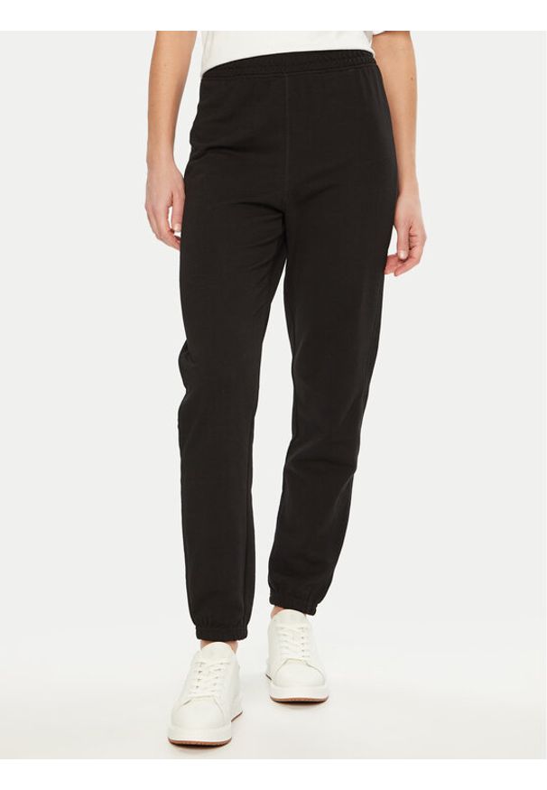 only - ONLY Spodnie dresowe Bella 15312094 Czarny Regular Fit. Kolor: czarny. Materiał: syntetyk, bawełna