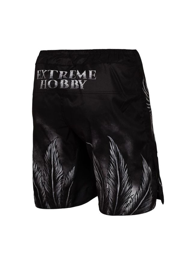 Spodenki do Grapplingu MMA BJJ K1 męskie EXTREME HOBBY HUSARZ. Kolor: czarny. Materiał: poliester