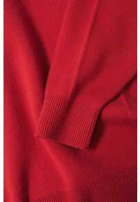mango - Mango Sweter Sporter damski kolor czerwony. Kolor: czerwony. Długość rękawa: raglanowy rękaw #5
