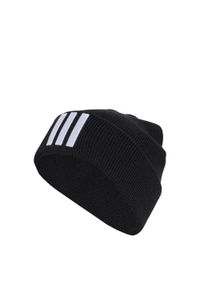 Adidas - Czapka 3-Stripes. Kolor: biały, wielokolorowy, czarny. Materiał: dzianina. Styl: klasyczny