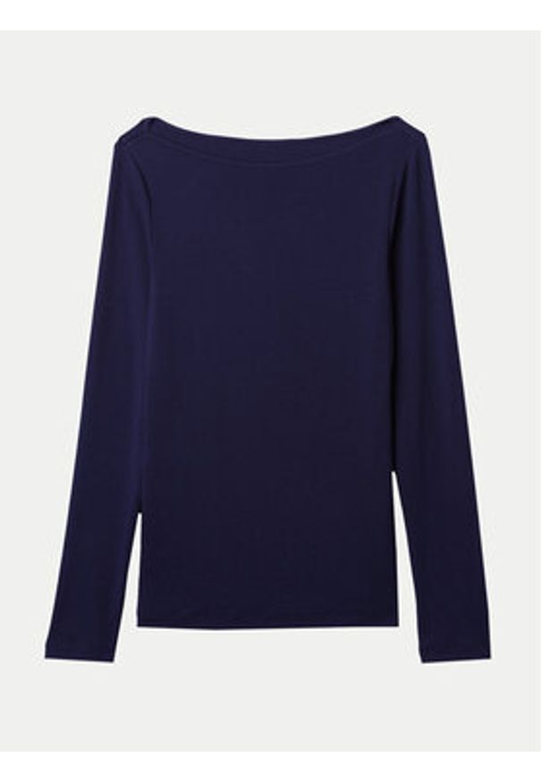 GAP - Gap Bluzka 540606-00 Granatowy Regular Fit. Kolor: niebieski. Materiał: bawełna